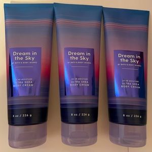 Bath and Body Works Dream in the Sky body lotion/Shea body cream.